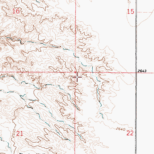 Topographic Map of Ten Mile School (historical), MT