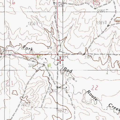 Topographic Map of Tularski School (historical), MT
