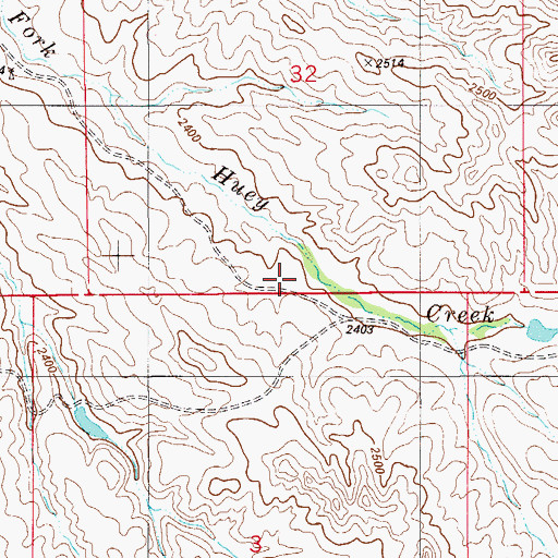 Topographic Map of Valley School (historical), MT