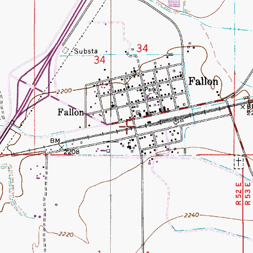 Topographic Map of Harvest States Cooperatives Elevator, MT