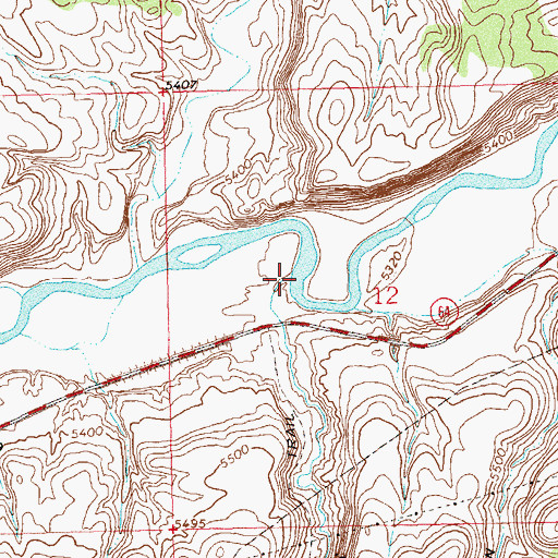 Topographic Map of Spring Creek, CO