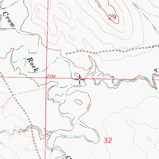 Topographic Map of Tree Creek, MT
