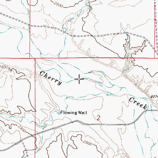 Topographic Map of Svenson Creek, MT