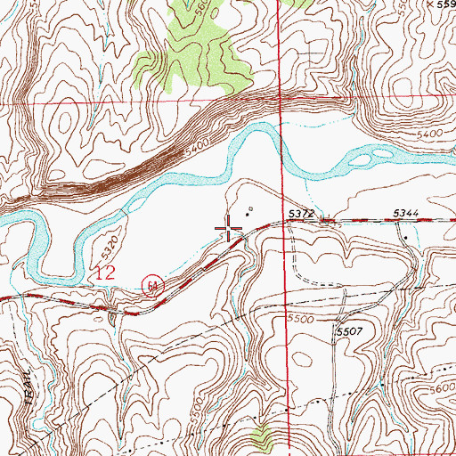 Topographic Map of Quinn Draw, CO