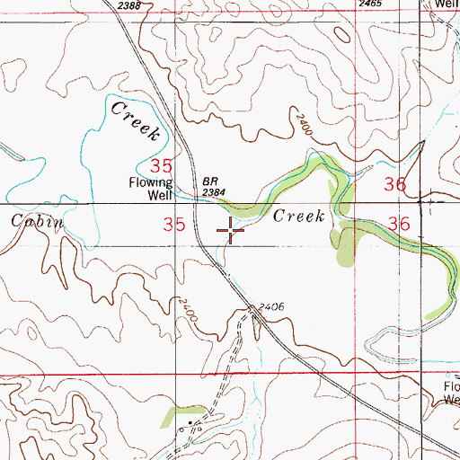 Topographic Map of Plum Coulee, MT