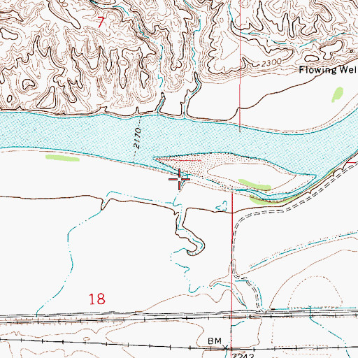 Topographic Map of Arndt Creek, MT