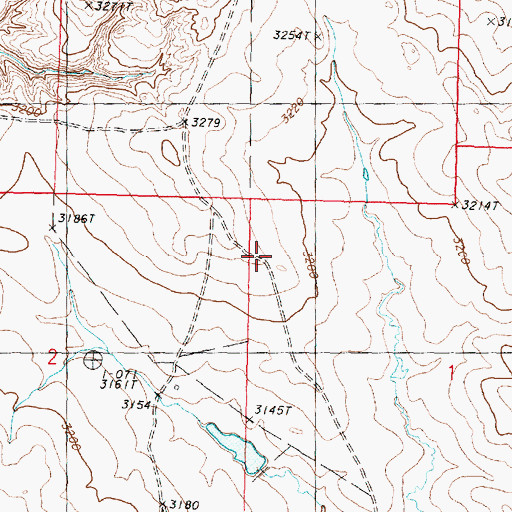 Topographic Map of Karch Post Office (historical), MT
