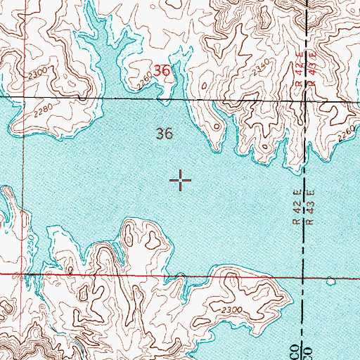 Topographic Map of Twitchell Post Office (historical), MT