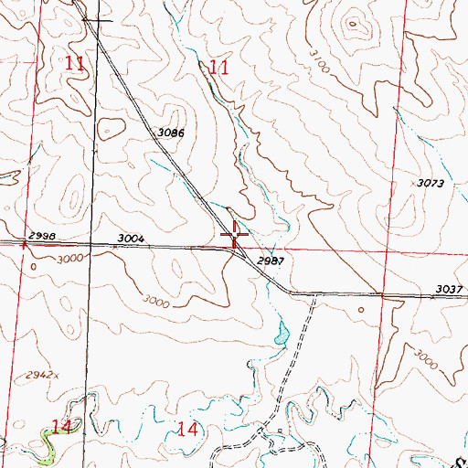 Topographic Map of Tindall (historical), MT