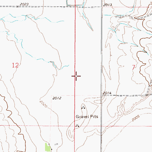 Topographic Map of Rermley Creek, MT
