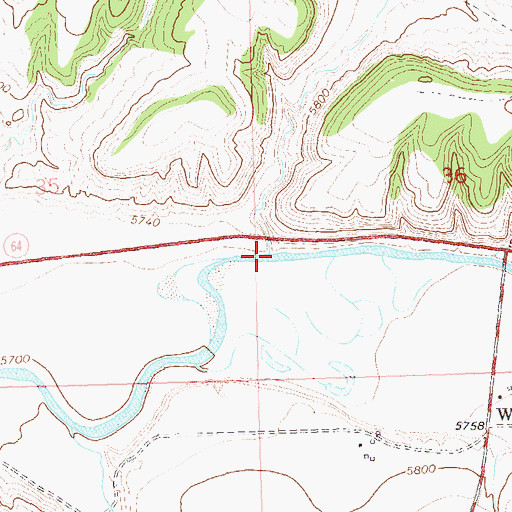 Topographic Map of Wray Gulch, CO