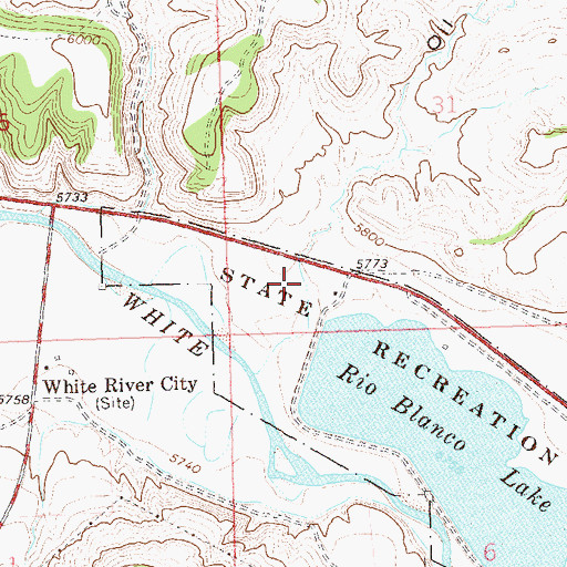 Topographic Map of Oil Well Gulch, CO