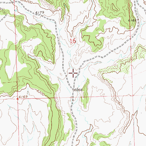 Topographic Map of West Tschuddi Gulch, CO