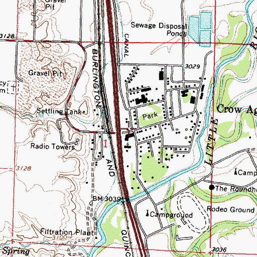 Topographic Map of Lutheran Church - Missouri Synod, MT