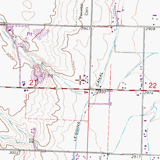 Topographic Map of First Alliance Church, MT