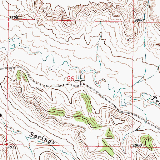 Topographic Map of Cossit School (historical), MT