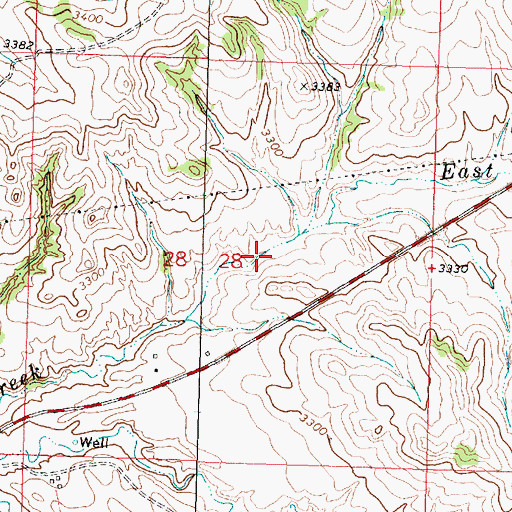 Topographic Map of Maschetah School (historical), MT