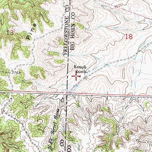 Topographic Map of Montana Industrial School (historical), MT