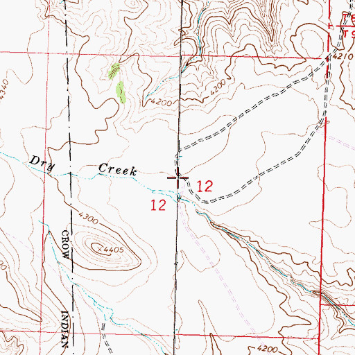 Topographic Map of Weltner School (historical), MT