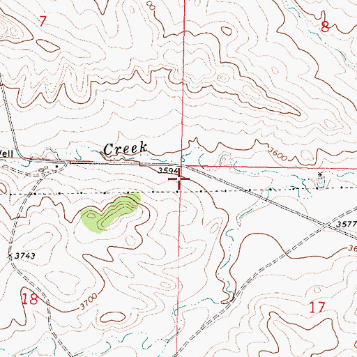 Topographic Map of Proctor School (historical), MT
