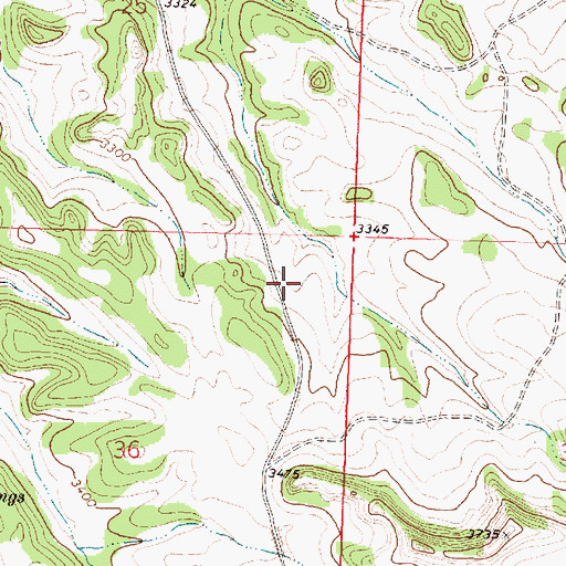 Topographic Map of Castle Rock School (historical), MT