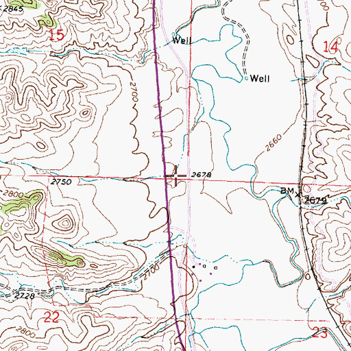 Topographic Map of Paul Jones School (historical), MT