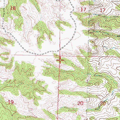 Topographic Map of Pendlebury School (historical), MT