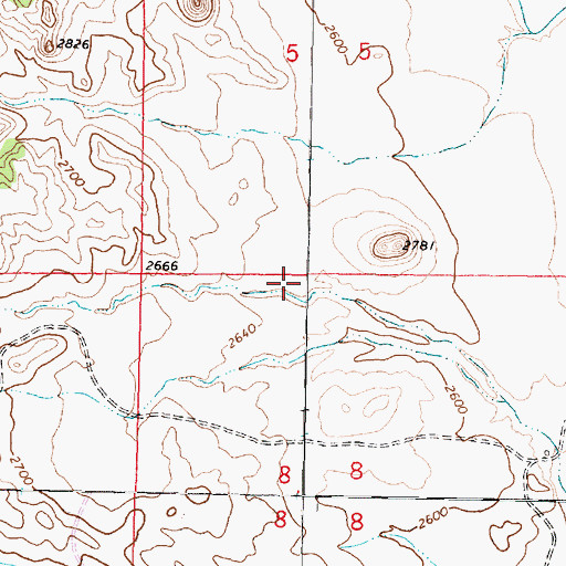 Topographic Map of Gruner School (historical), MT