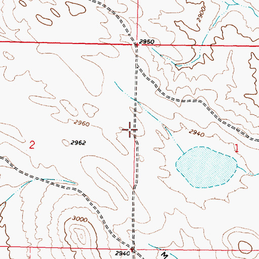 Topographic Map of Gould School (historical), MT