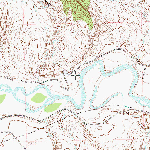 Topographic Map of Hardaway Draw, CO
