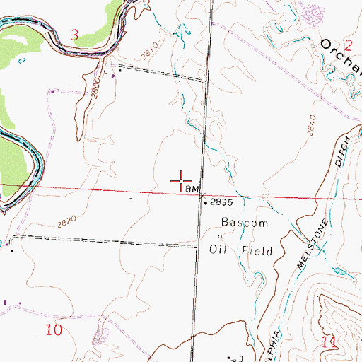 Topographic Map of Butts School (historical), MT