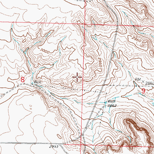 Topographic Map of Ivanell School (historical), MT