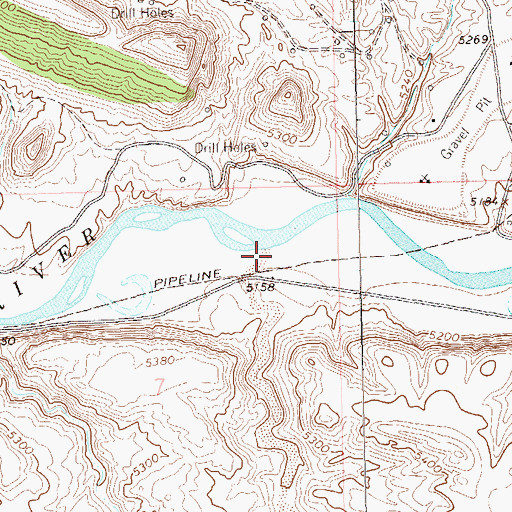 Topographic Map of Big Trujillo Wash, CO