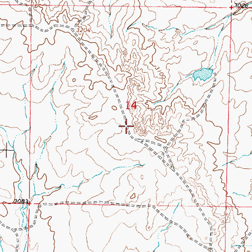 Topographic Map of Maudlin School (historical), MT