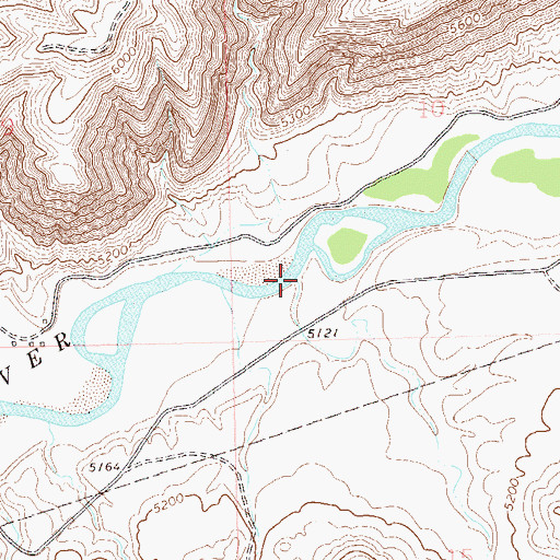 Topographic Map of Shavetail Wash, CO