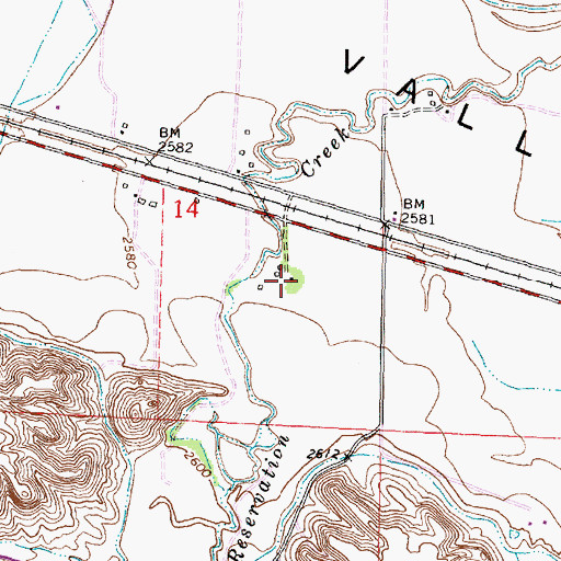 Topographic Map of Mace Church (historical), MT