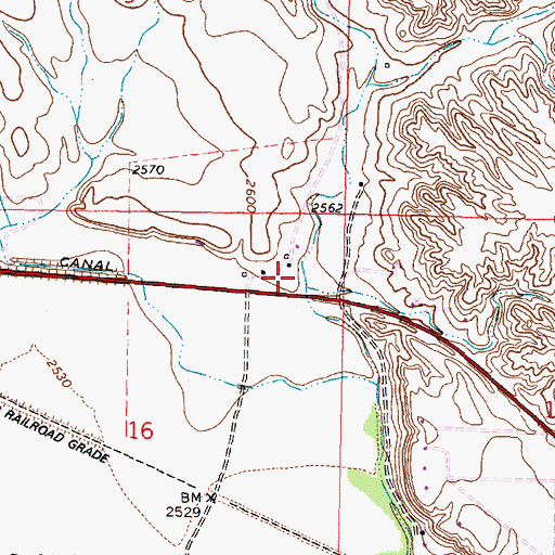 Topographic Map of The Church of Jesus Christ of Latter Day Saints, MT