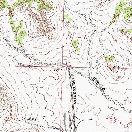 Topographic Map of Big Sky, MT