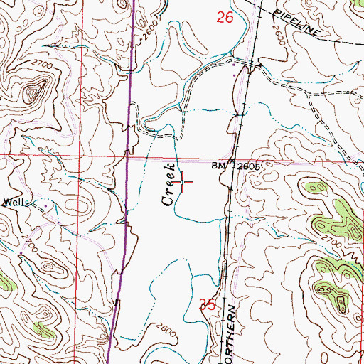Topographic Map of Agate Post Office (historical), MT