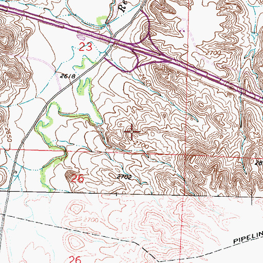 Topographic Map of Howard (historical), MT