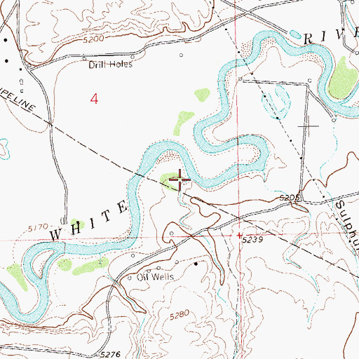 Topographic Map of Johnson Draw, CO