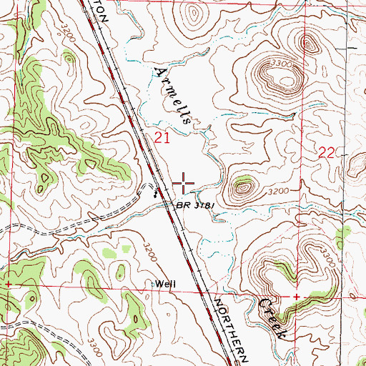 Topographic Map of Stillwater Ballfield Complex, MT