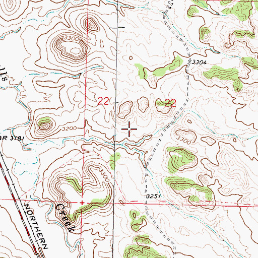Topographic Map of Stillwater Park, MT