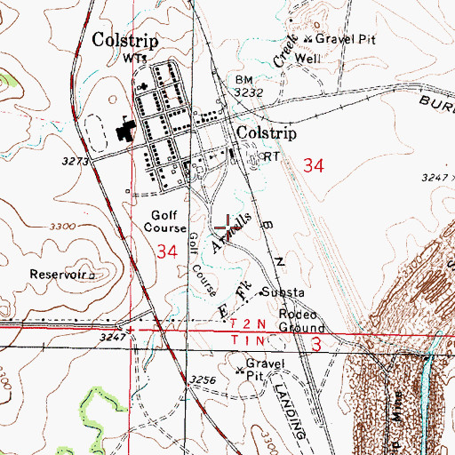 Topographic Map of South Park, MT