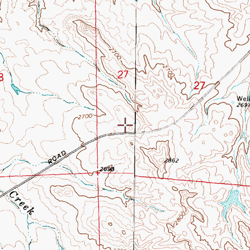 Topographic Map of Savage Post Office (historical), MT