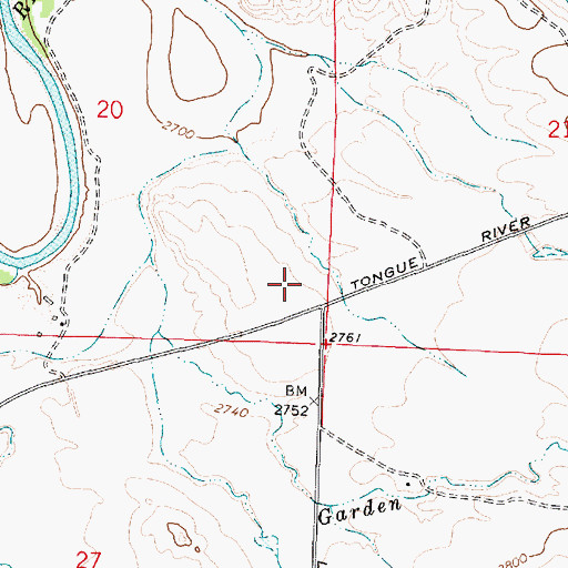 Topographic Map of Pope (historical), MT