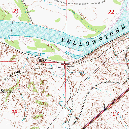 Topographic Map of Lignite (historical), MT