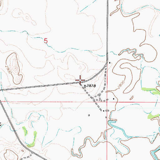 Topographic Map of Holts (historical), MT