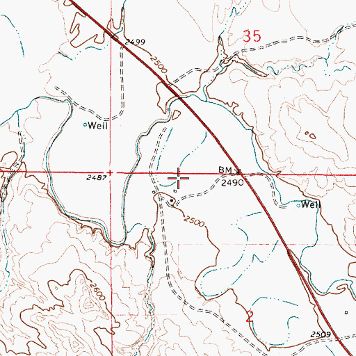 Topographic Map of Gray Dutch Inn (historical), MT