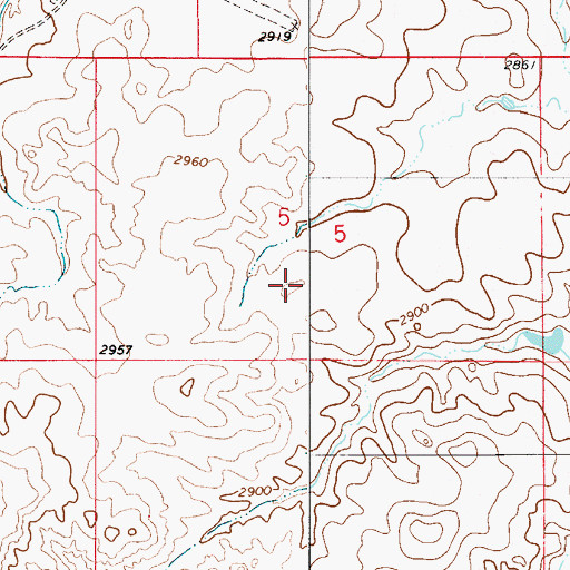 Topographic Map of Ford Post Office (historical), MT
